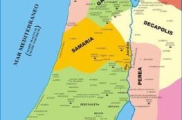 Mapa de Palestina en Tiempos de Jesús