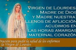 Oración Ala Virgen de Lourdes para Pedir Favores