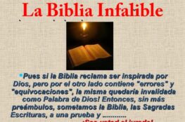 Qué significa Infalible en la Biblia