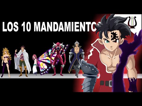Los diez mandamientos de los siete pecados capitales