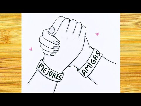 Dibujo para mi mejor amiga, hombre y mujer