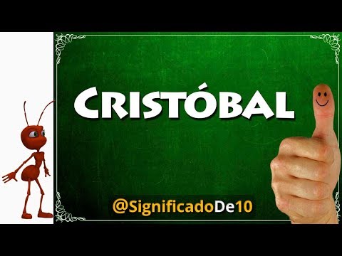 Qué significa el nombre de Cristóbal