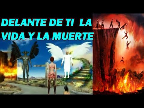Pongo delante de ti la vida y la muerte, escoge pues la vida. Pongo delante de ti la vida y la muerte, escoge pues la vida.