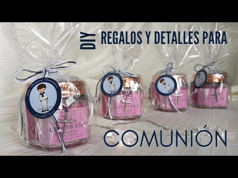 Recuerdos de primera comunión, para hacer en casa