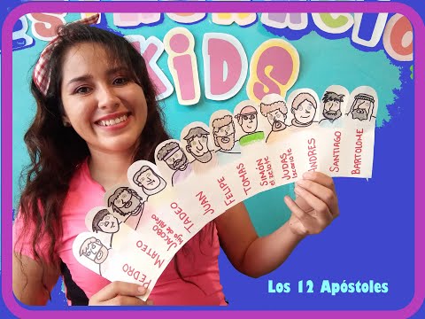 Nombre de los 12 apóstoles de Jesús para niños