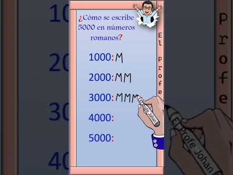 Cómo se escribe 65 en números romanos