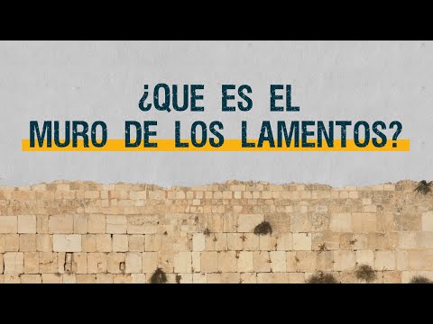El muro de los lamentos en la Biblia