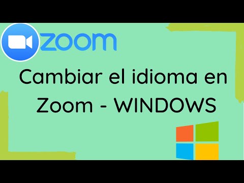 Cómo cambiar el idioma de Zoom en PC