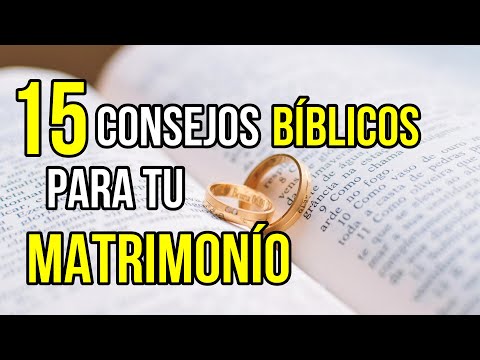 Palabras de bendición para un matrimonio cristiano