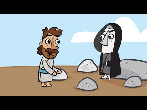Las 3 tentaciones de Jesús para niños