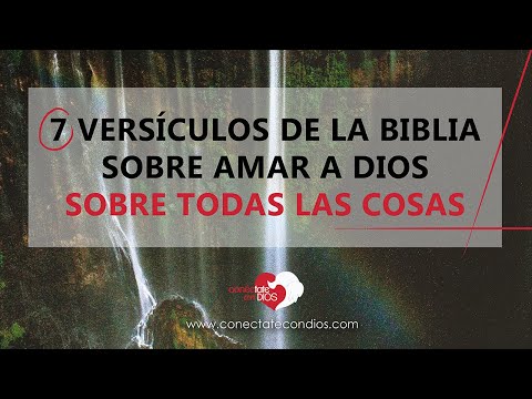 Ama a Dios por sobre todas las cosas