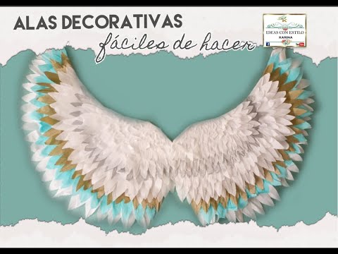 Cómo hacer alas de ángel de papel Cómo hacer alas de ángel de papel