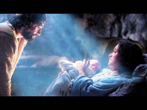 Nacimiento del niño Jesús, con frases