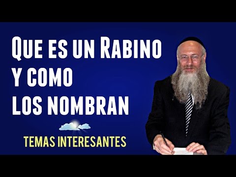 Qué significa rabí en la Biblia