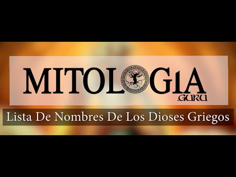 Todos los nombres de los dioses griegos