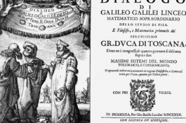 Galileo publica su obra sobre los sistemas del mundo.
