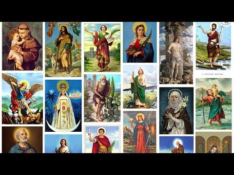 Cómo se celebraba a los santos y personajes sagrados