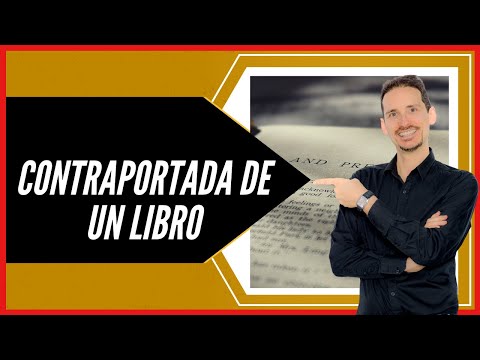Qué es la contraportada de un libro