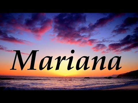 Qué significa Mariana según la Biblia