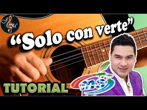 Acordes de la canción sólo con verte