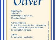 Significado del nombre Oliver en la Biblia