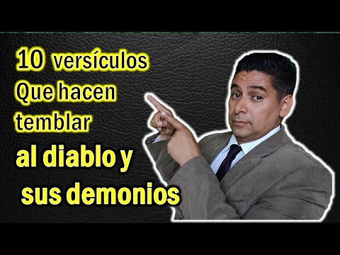 Los demonios huyen al mencionar su nombre, versículo.