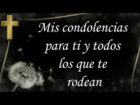Palabras para dar el pésame a mi novio