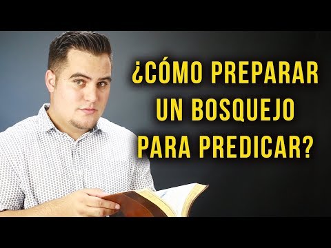 Cómo sacar un tema de la Biblia para predicar