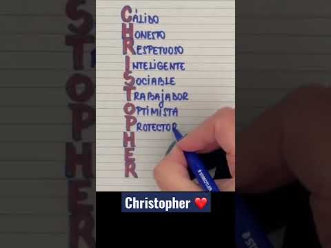 Qué significa Christopher en la Biblia