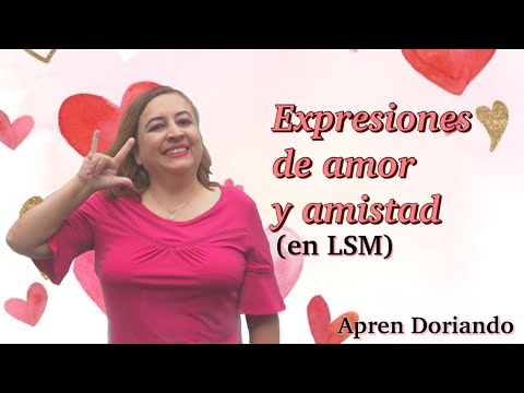 Te amo en lenguaje de señas mexicano